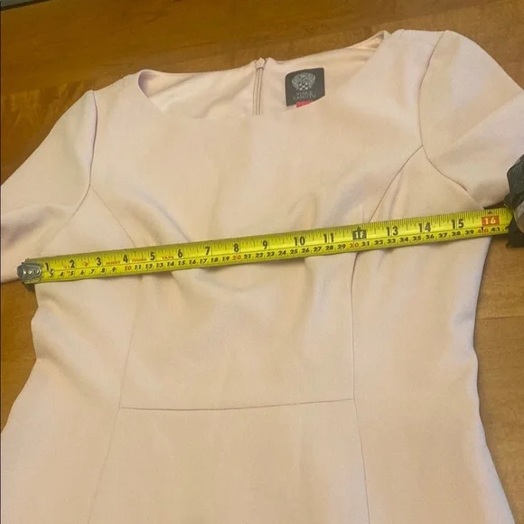 Vince Camuto Pink Sheath Dress with Cuffed Sleeves - Picture 7 of 14